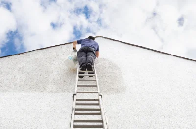 Peinture extérieure à la Motte-Fanjas — façades et ravalement